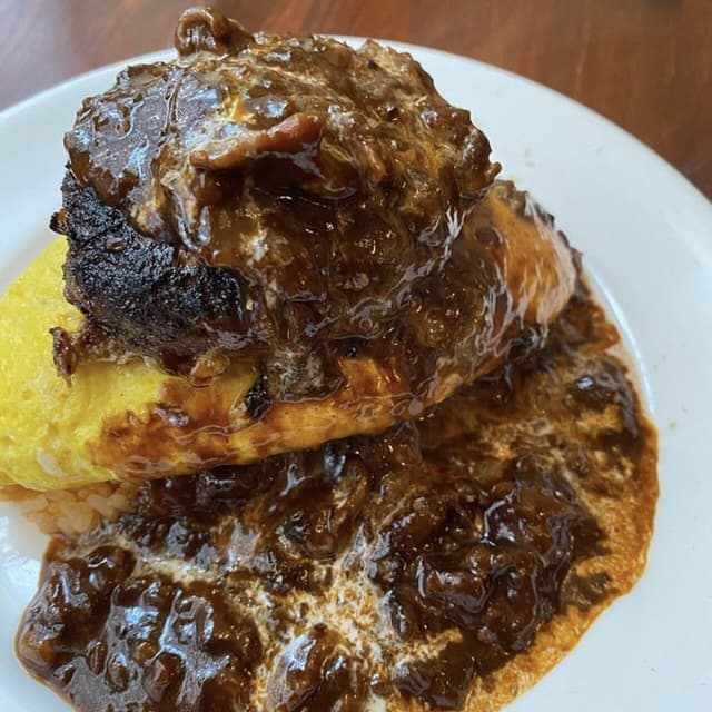 【5日のみ】うまいもんブラザーズ「ハンバーグオムハヤシ」