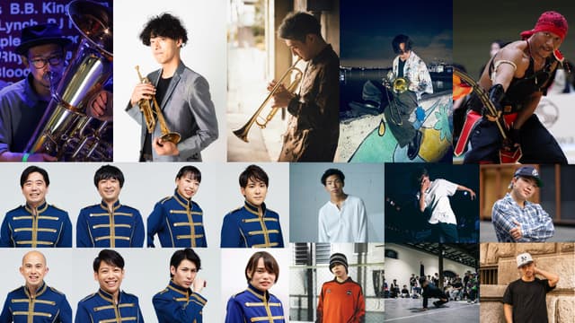 the MARCHING MADNESS's (ザ・マーチング・マッドネス)によるパフォーマンス