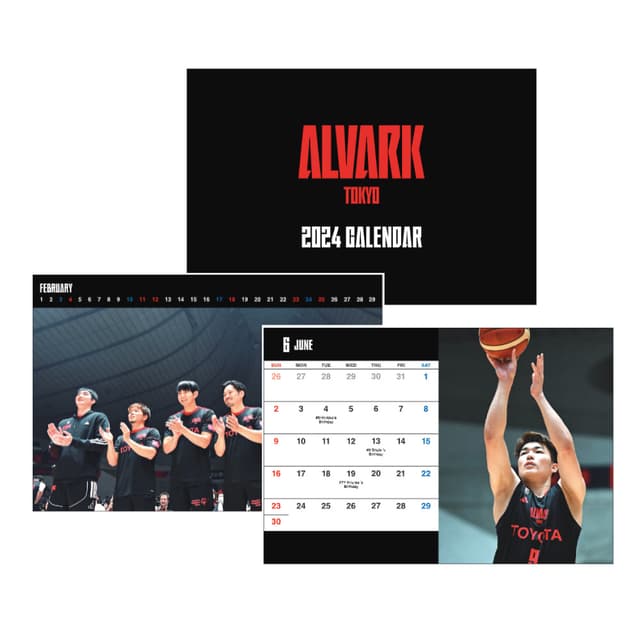 2024年選手写真カレンダー