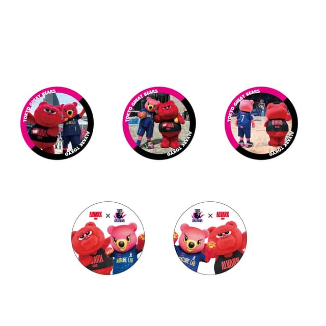 ブラインドグレベアくんコラボ缶バッジ