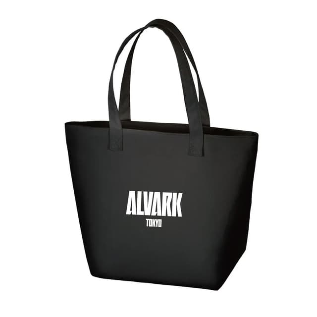 ジップ付きトートバッグ