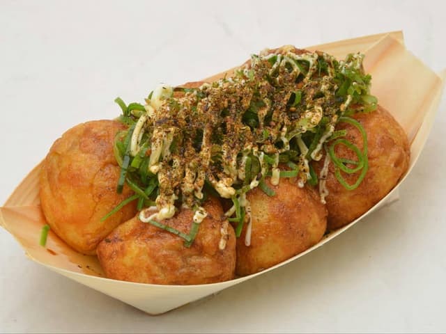 ネギマヨ京七味しょうゆたこ焼き