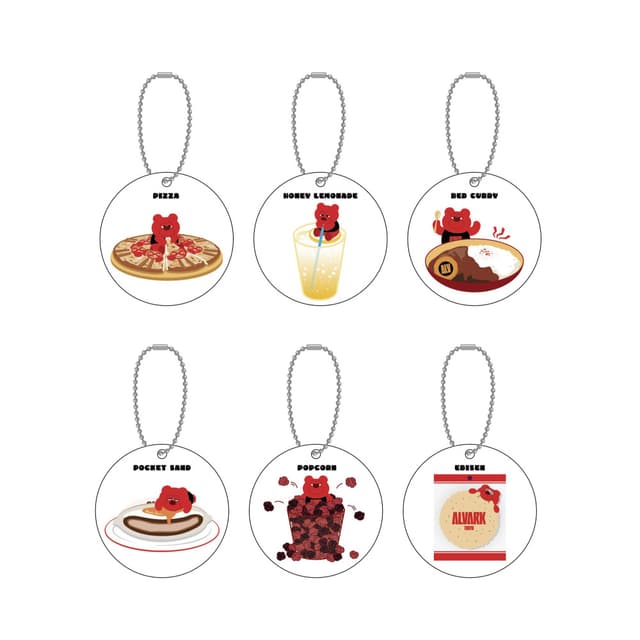 アリーナグルメイラスト ブラインドキーホルダー