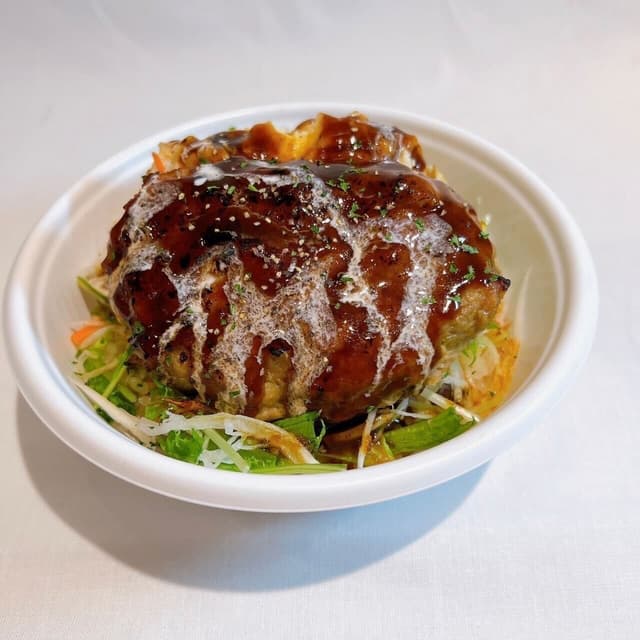 笑う門には福来る「自家製ハンバーグ丼」