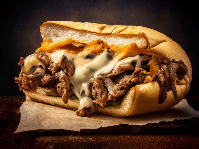 クラシックチーズステーキサンドウィッチ