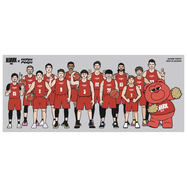 HoopsPeepsフェイスタオル FAN UNIFORM