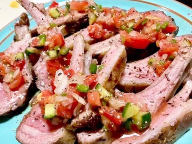 ラムチョップ クリスマスソース