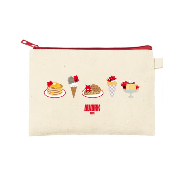 スイーツデザインフラットポーチ
