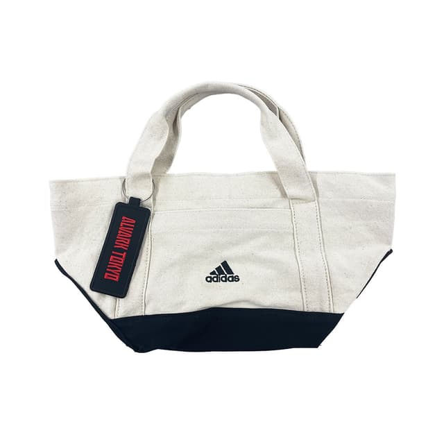 adidas ALVARK キャンバスミニトート(刺繍ロゴチャーム付き)