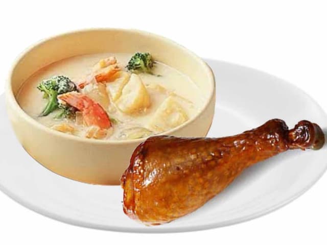 ターキー&エビチャウダー