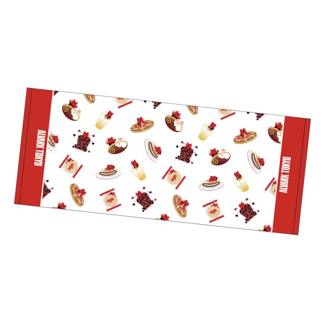 アリーナグルメイラスト フェイスタオル