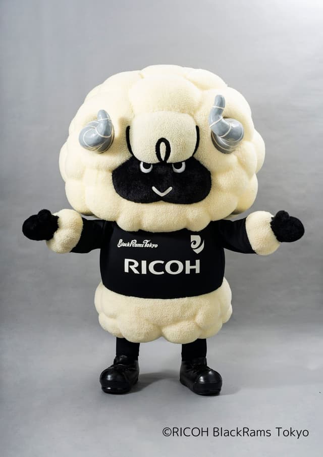 ブラックラムズ東京より「ラムまる」が来場!