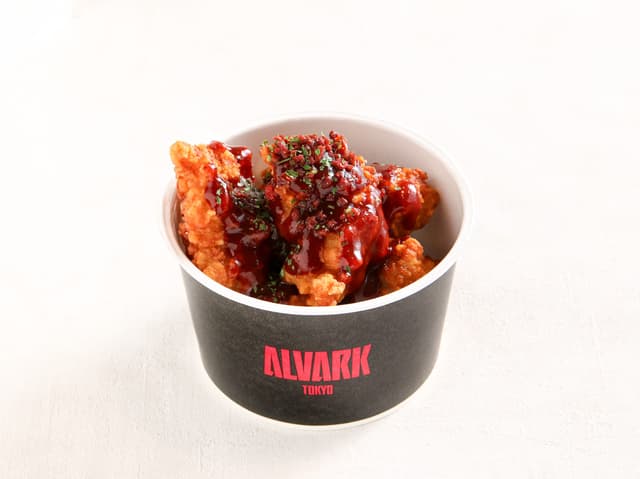 デイヴィス選手コラボメニュー「唐揚げとBBQソース」