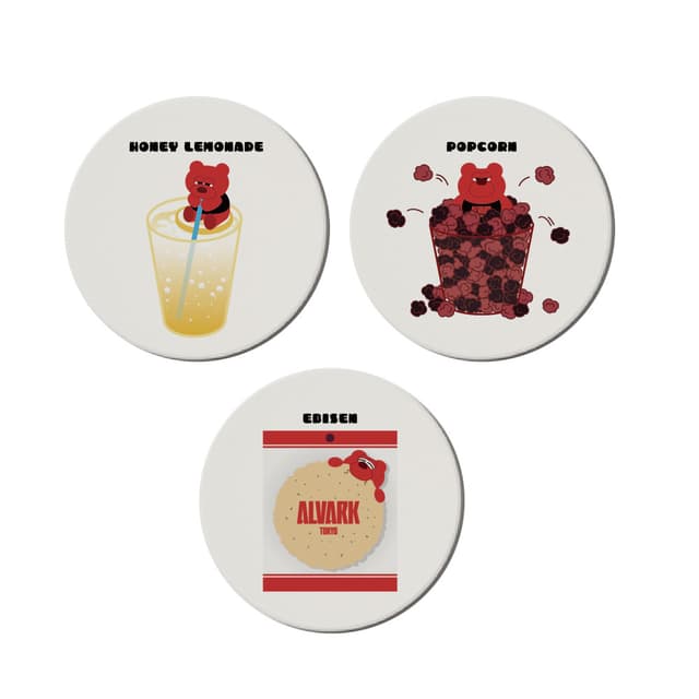 アリーナグルメイラスト コースター(3種展開)