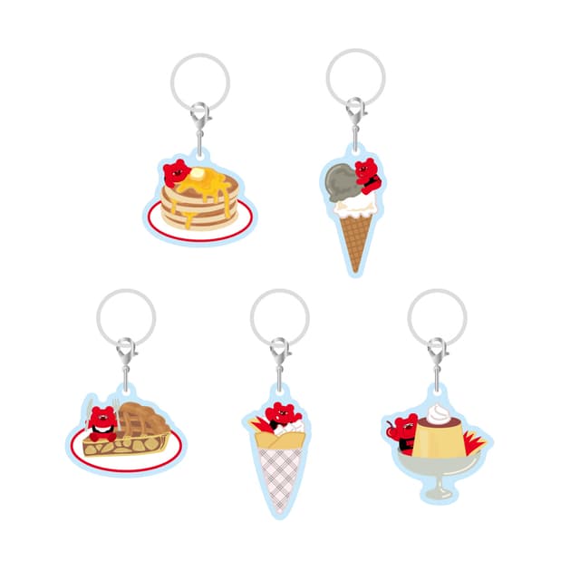 スイーツデザインめじるしチャーム