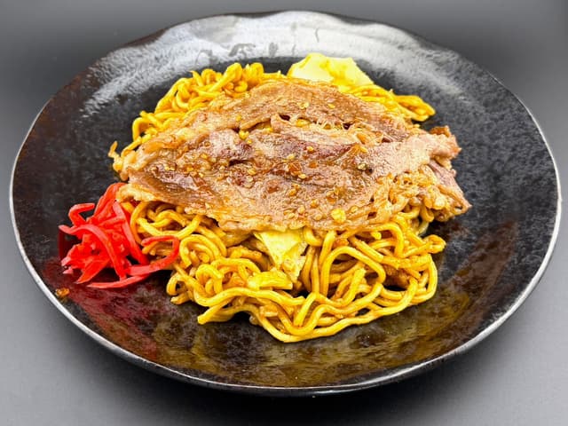 牛カルビ焼きそば